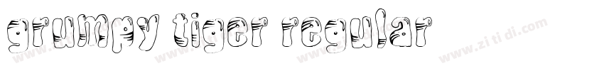 Grumpy Tiger Regular字体转换